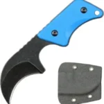 Halsmesser G10-Griff mit Kydexscheide EDC-Werkzeug-Blau